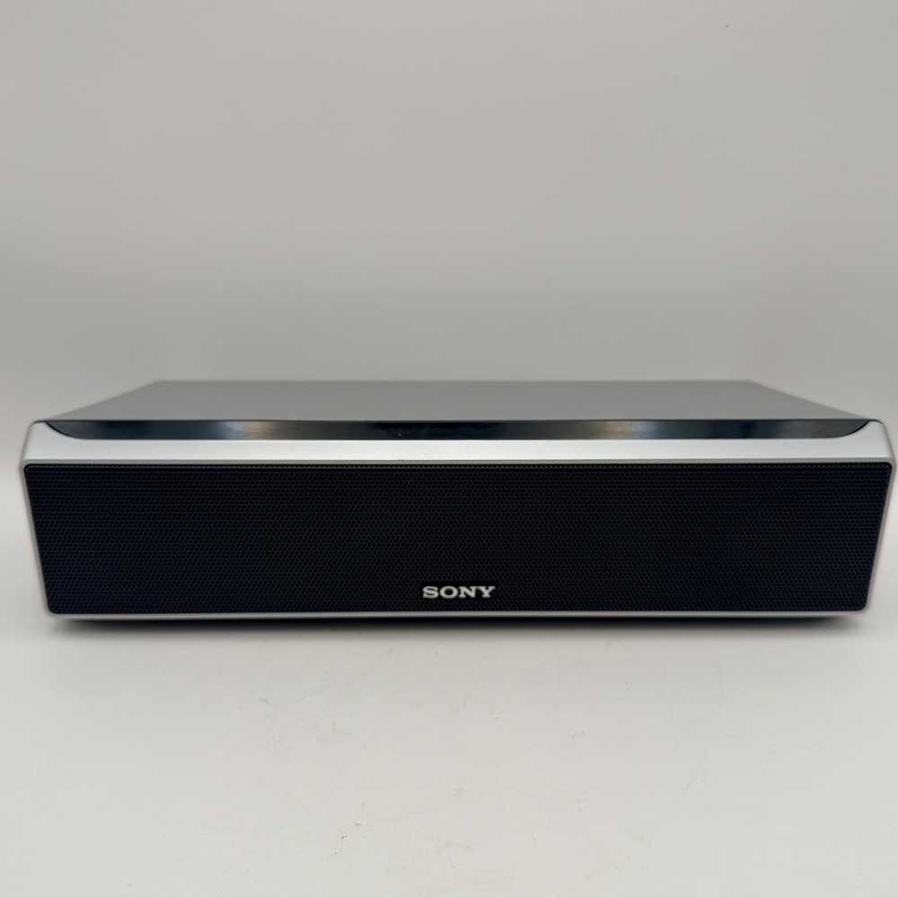 Sony SS-CT46 Center Channel Speaker System Silver Magnetically Shielded 2.7 Ohm